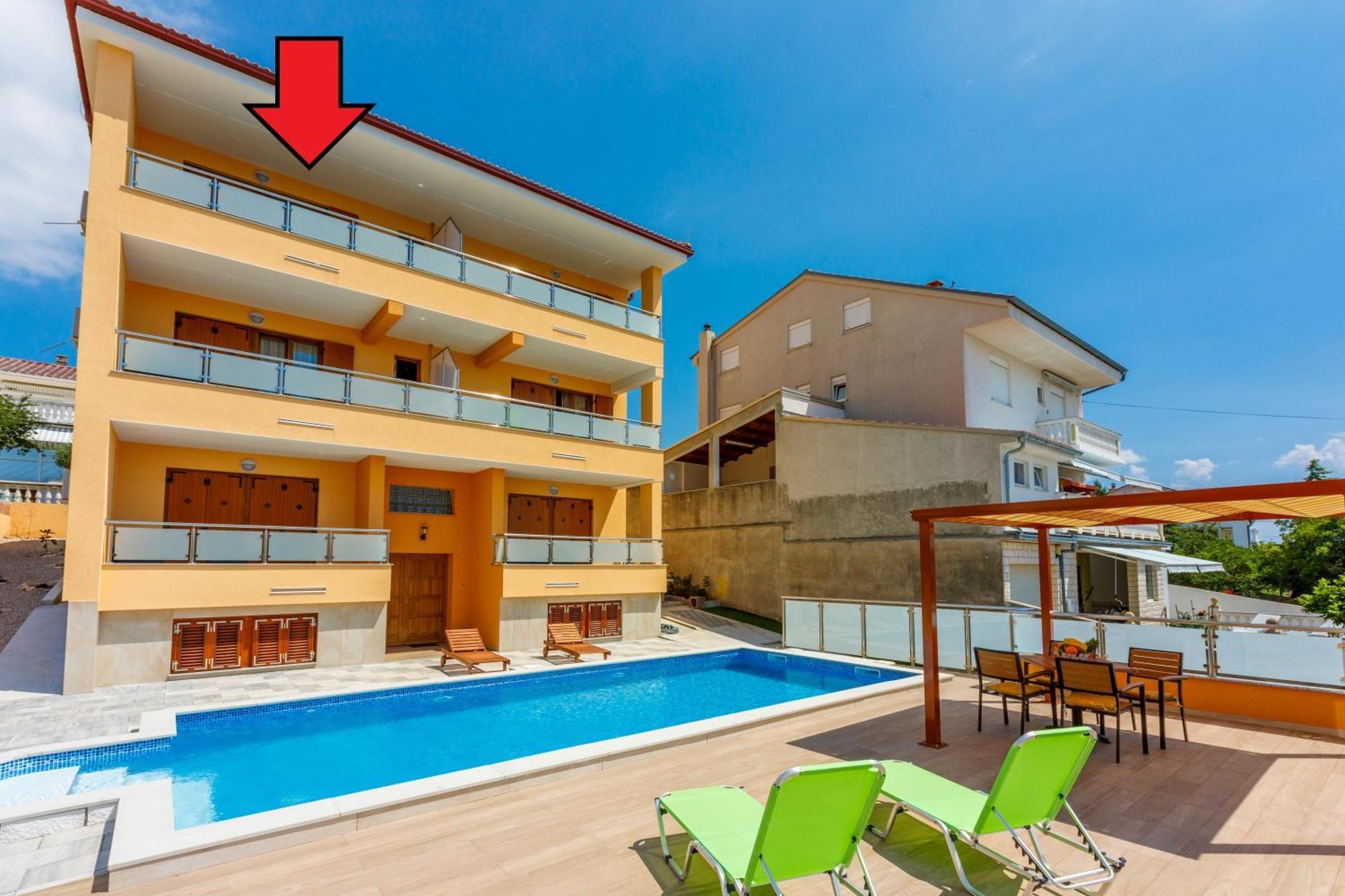 House View Daire Novi Vinodolski Dış mekan fotoğraf