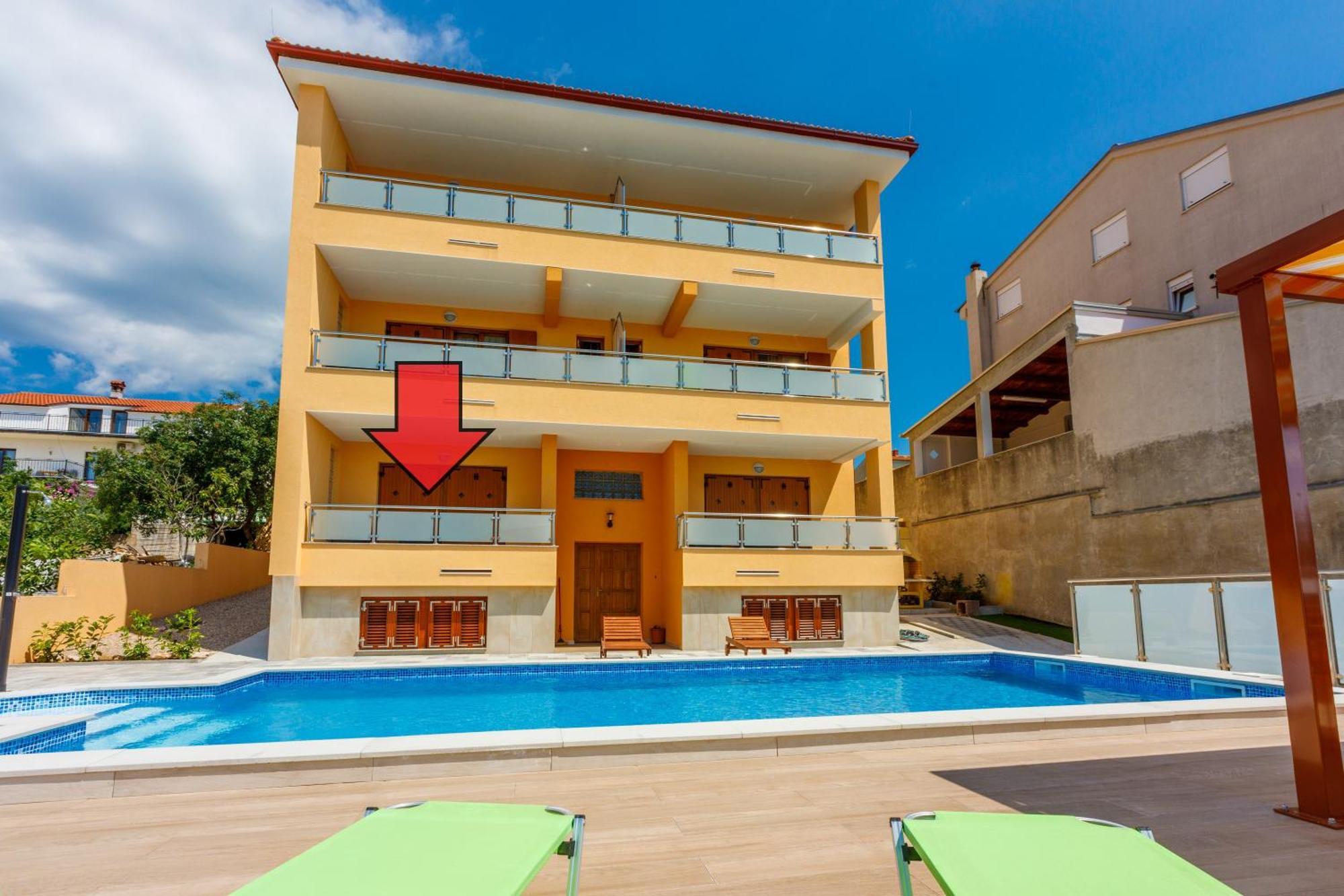 House View Daire Novi Vinodolski Dış mekan fotoğraf