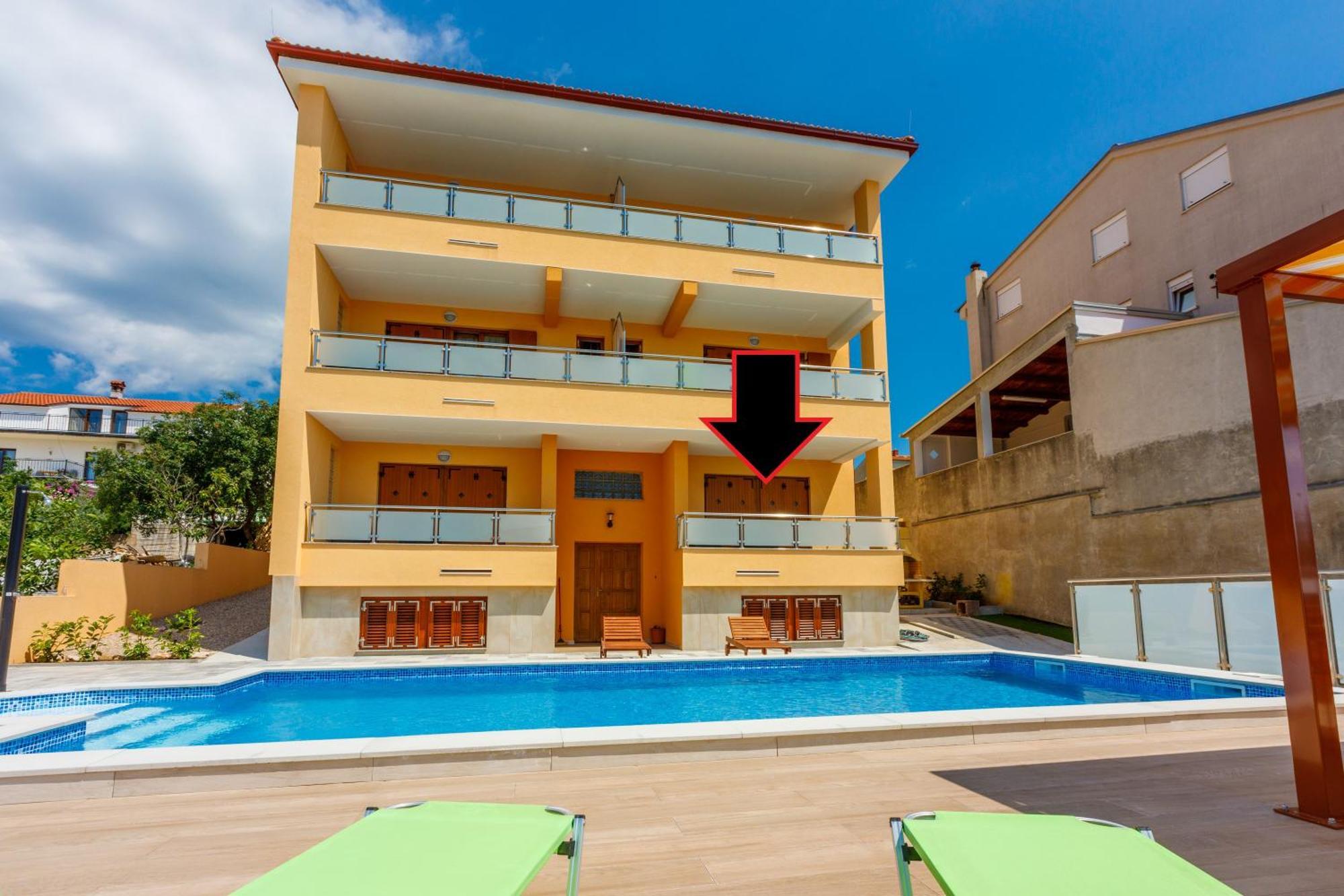 House View Daire Novi Vinodolski Dış mekan fotoğraf