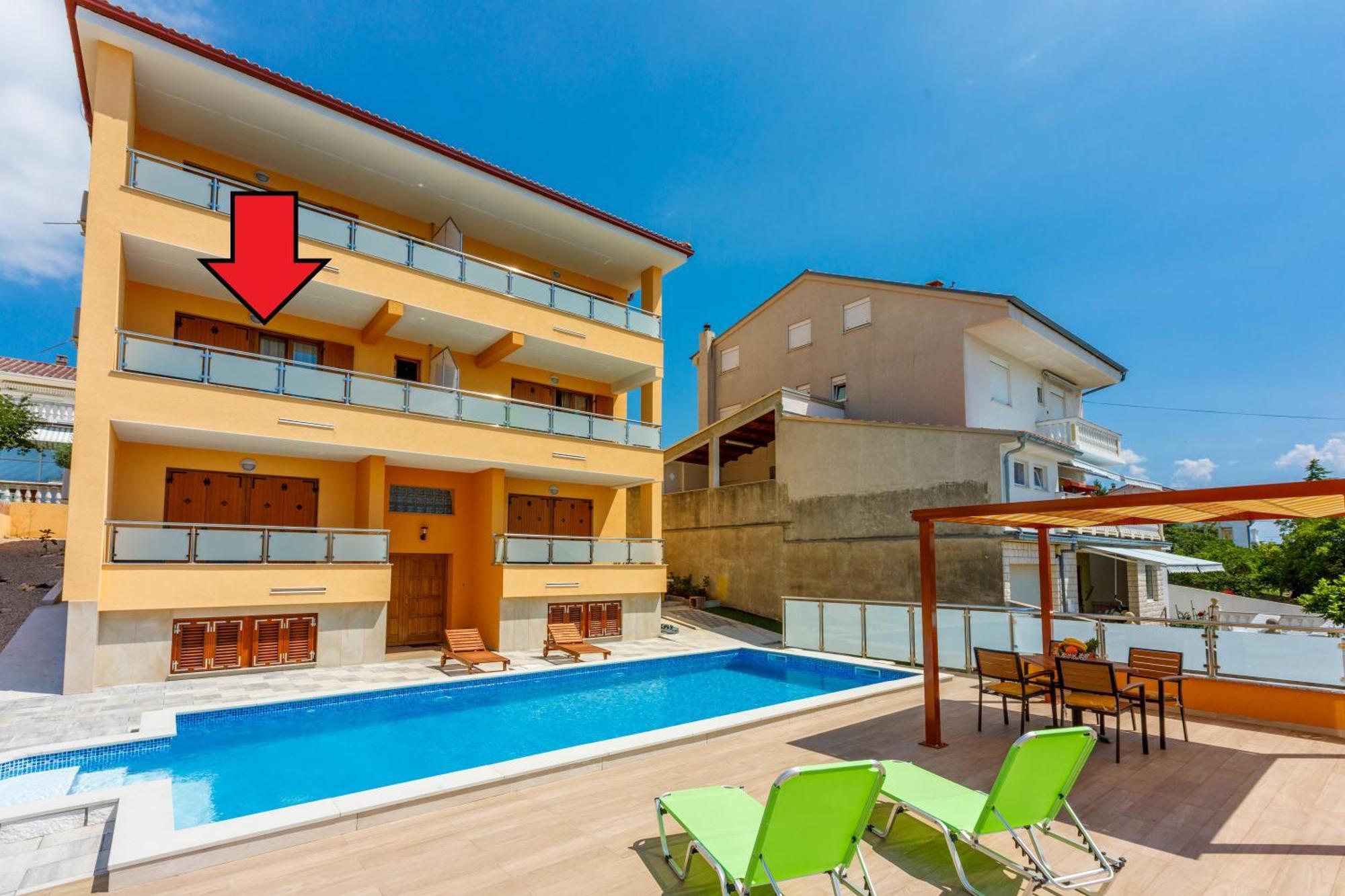 House View Daire Novi Vinodolski Dış mekan fotoğraf